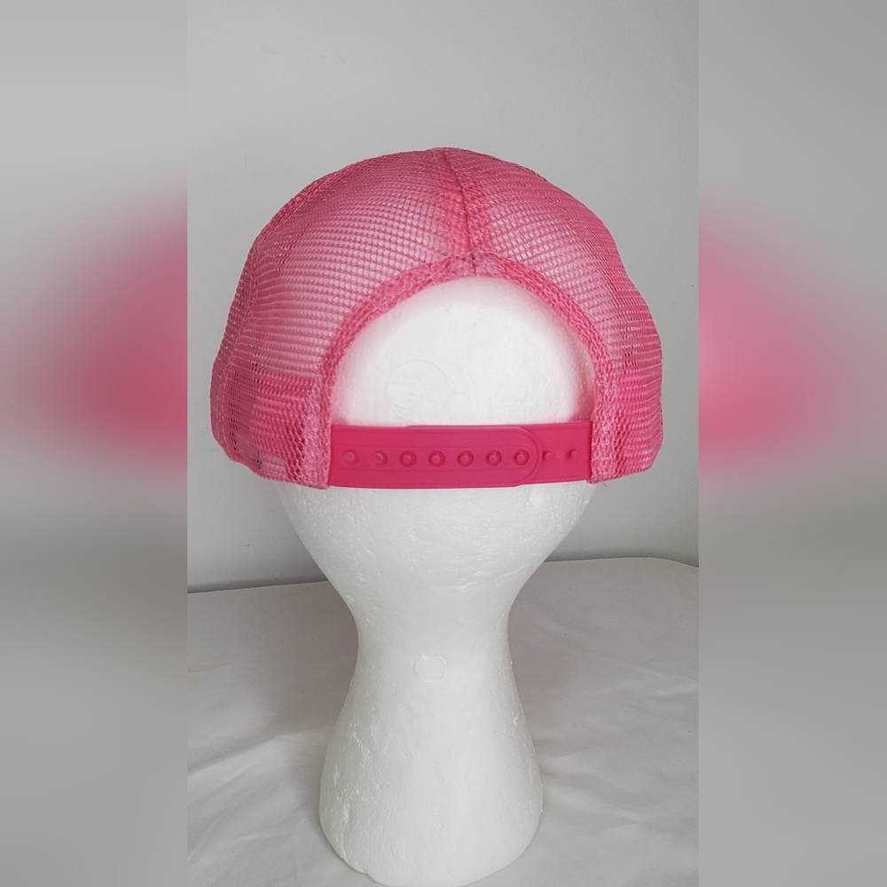 DoBuy Pink Suede Women's Trucker Cap "Like-New" - Picture 5 of 9